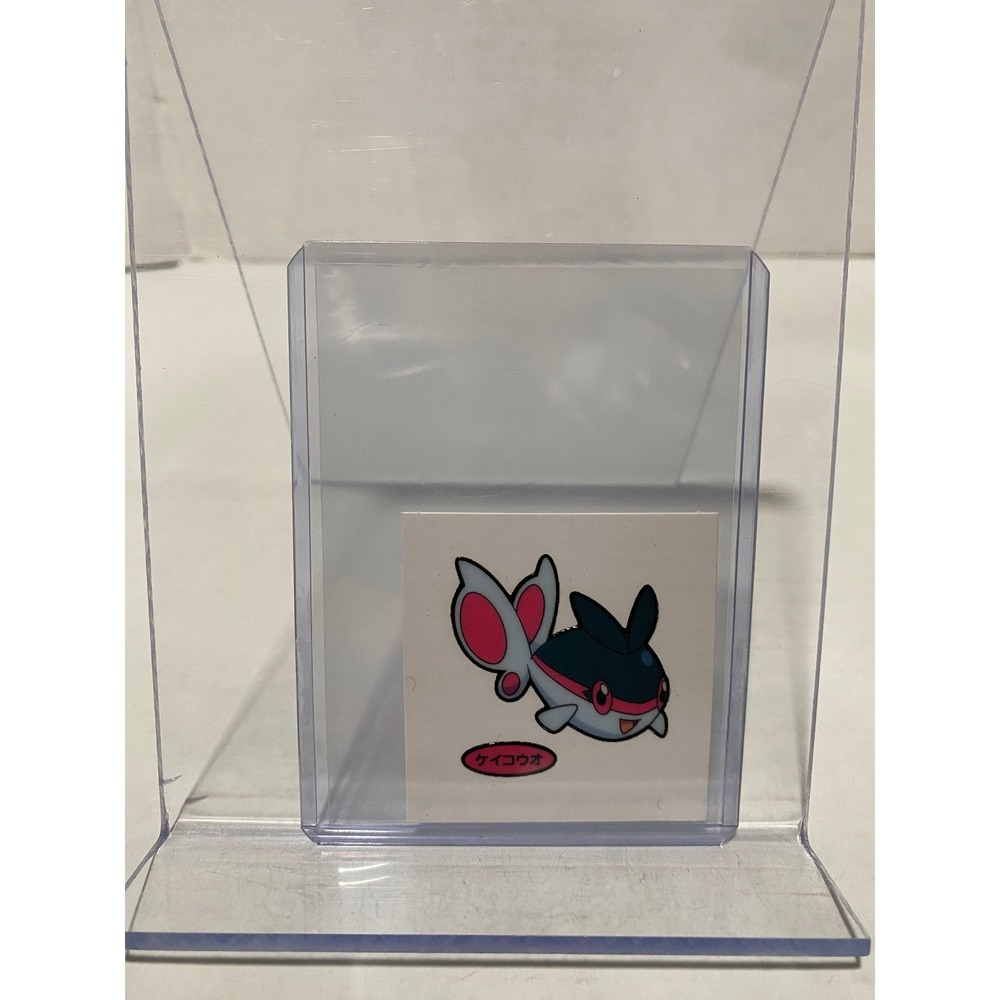 Pokemon Sticker Finneon Japanese Nintendo Decal Gen 4 Sinnoh Blue Pink